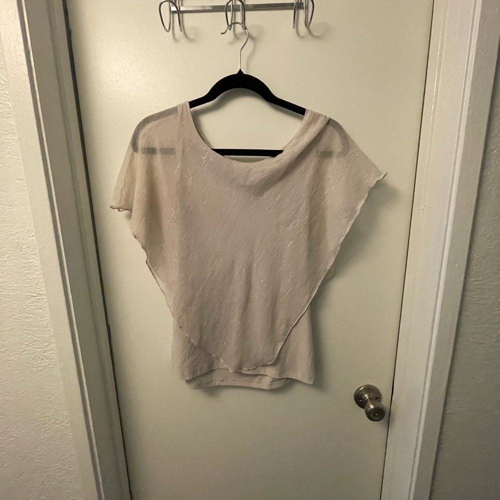 Elegant Cream Women's Top